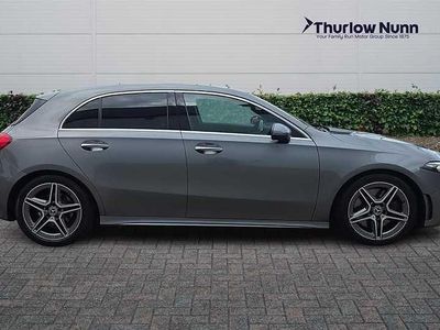 Begagnad Mercedes A250 AMG Line Premium Plus 224 HK (164 kW) 2019 Grå Halvkombi