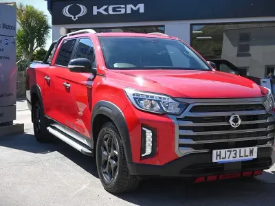 Used SsangYong Musso 199 HP (146 kW) 2023 Red Pickup