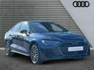 Used Audi S3 Black Edition 328 HP (241 kW) 2024 Blue Sedan