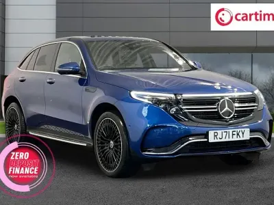 Used Mercedes EQC400 AMG Line Premium Plus 300 kW (408 HP) 2021 Blue SUV