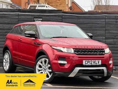 Used Land Rover Range Rover evoque Dynamic 2012 Red SUV