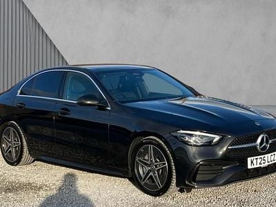Grey Used 2025 Mercedes C200 AMG line Sedan | £32,480 (A bit pricey)