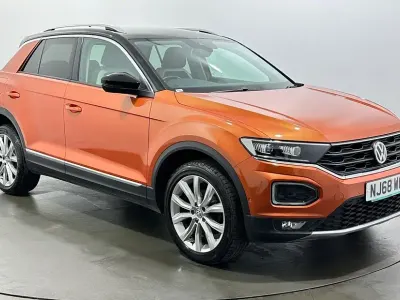 Used VW T-Roc SEL 150 HP (110 kW) 2018 Orange SUV