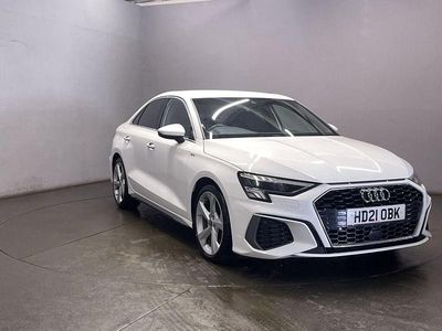 Used Audi A3 S-Line 150 HP (110 kW) 2021 White Sedan