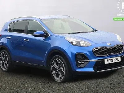 Used Kia Sportage GT-Line 177 HP (130 kW) 2019 Blue SUV