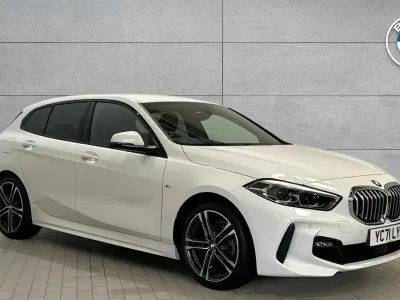 Used BMW 118 M Sport 134 HP (98 kW) 2021 White Hatchback