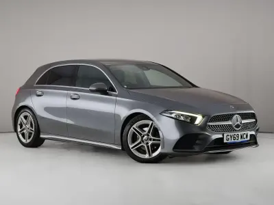Used Mercedes A200 AMG line 150 HP (110 kW) 2019 Grey Hatchback