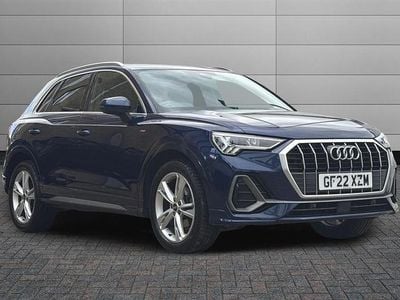 Used Audi Q3 S-Line 150 HP (110 kW) 2022 Blue SUV