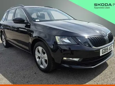 Used Skoda Octavia SE Technology 116 HP (85 kW) 2019 Black magic pearlescent Estate