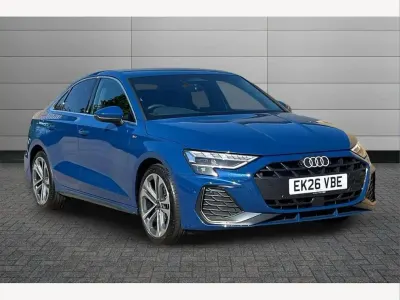 Nowe Audi A3 S-Line 116 KM (85 kW) 2026 Niebieski Sedan/Limuzyna