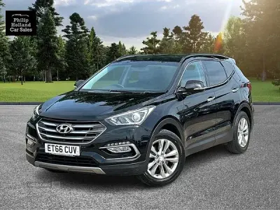 Used Hyundai Santa Fe Premium 200 HP (147 kW) 2017 Black SUV