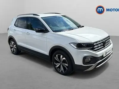 Used VW T-Cross Black Edition 95 HP (69 kW) 2023 White SUV