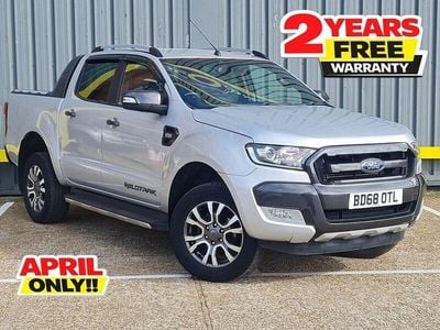 Used Ford Ranger Wildtrack 200 HP (147 kW) 2018 Silver Pickup