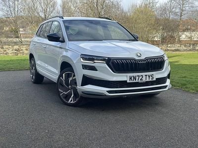 Used Skoda Karoq SportLine 150 HP (110 kW) 2022 White SUV