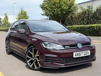 Used VW Golf VII GTD 184 HP (135 kW) 2017 Black Hatchback