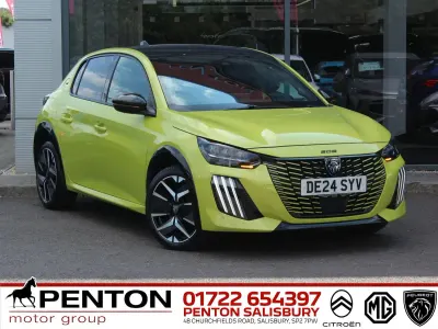 Used Peugeot 208 GT 99 HP (72 kW) 2024 Yellow Hatchback