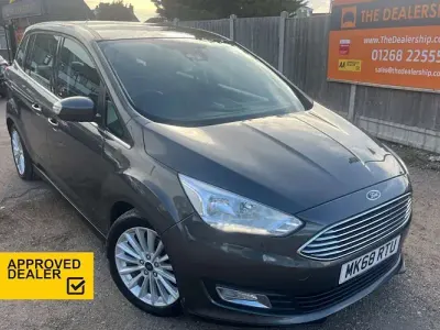 Used Ford Grand C-Max Titanium 125 HP (91 kW) 2018 Grey MPV