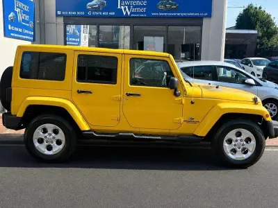Used Jeep Wrangler Overland 2015 Yellow SUV