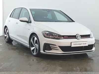 Used VW Golf VII GTI 245 HP (180 kW) 2019 White Hatchback