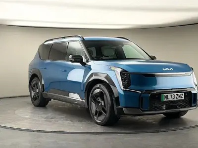 Used Kia EV9 GT-Line S 281 kW (383 HP) 2023 Ocean blue gloss SUV