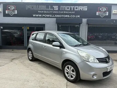 Used Nissan Note Acenta 88 HP (64 kW) 2010 Silver Hatchback