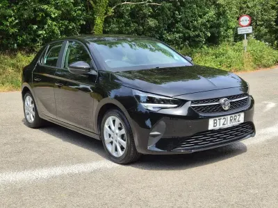 Used Vauxhall Corsa 75 HP (55 kW) 2021 Black Hatchback