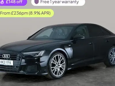 Used Audi A6 Black Edition 204 HP (150 kW) 2021 Black Sedan