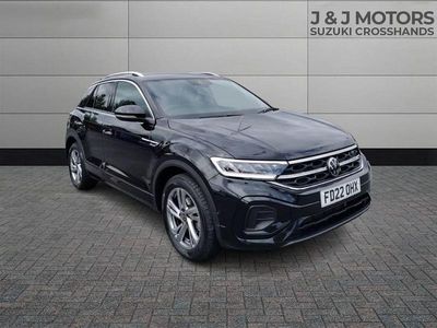 Used VW T-Roc R-line 150 HP (110 kW) 2022 Black SUV