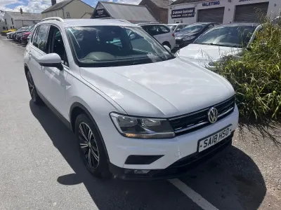 Used VW Tiguan SE 150 HP (110 kW) 2018 White SUV