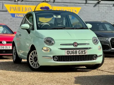 Used Fiat 500 Lounge 69 HP (50 kW) 2018 Green Hatchback