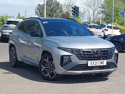 Gebraucht Hyundai Tucson N Line 150 PS (110 kW) 2021 Silber SUV