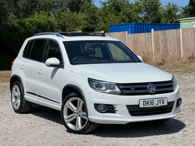 Used VW Tiguan R-line Edition 150 HP (110 kW) 2016 White SUV