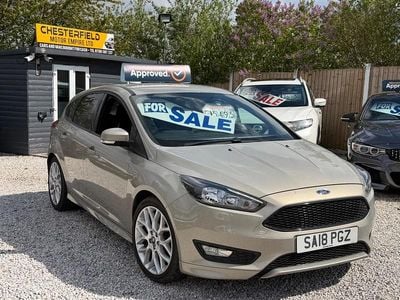 Used Ford Focus ST-Line 140 HP (102 kW) 2018 Silver Hatchback