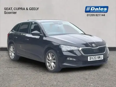 Used Skoda Scala SE L 147 HP (108 kW) 2020 Black Hatchback