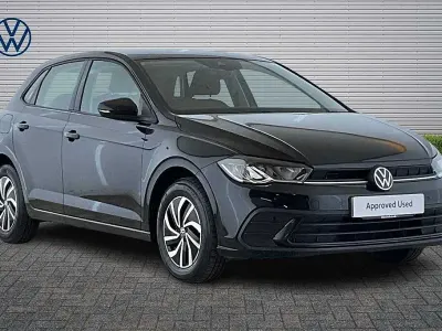 Used VW Polo Life 95 HP (69 kW) 2023 Black Hatchback