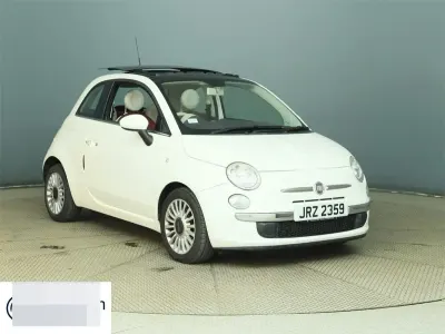 Used Fiat 500 Lounge 85 HP (62 kW) 2012 White Hatchback