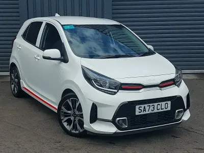 Begagnad Kia Picanto GT-Line 2023 Vit Halvkombi