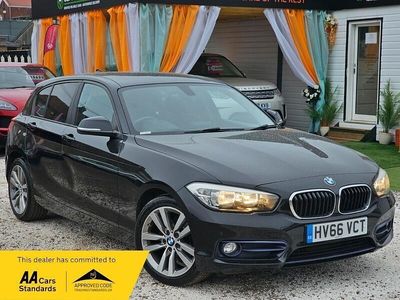 Used BMW 118 Sport Line 2016 Black Hatchback