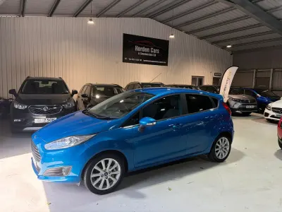 Used Ford Fiesta Titanium 2015 Blue Hatchback