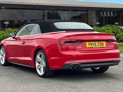 Used Audi Cabriolet S-Line 190 HP (139 kW) 2019 Red Cabriolet