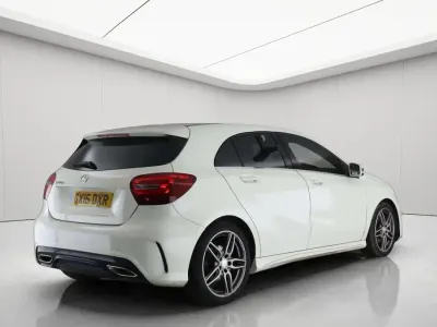 Used Mercedes A180 AMG line 109 HP (80 kW) 2016 White Hatchback