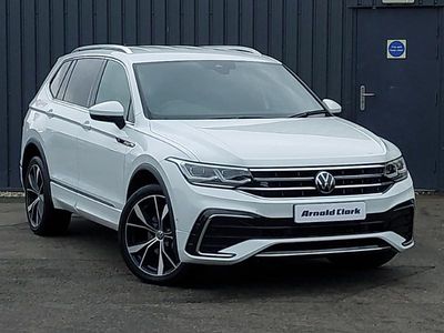 White Used 2024 VW Tiguan Allspace R-line SUV | £31,498 (A bit pricey)