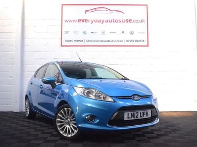 Used Ford Fiesta Titanium 2012 Blue Hatchback