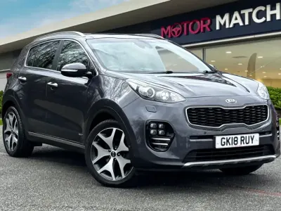 Begagnad Kia Sportage GT-Line S 136 HK (100 kW) 2018 Silver SUV