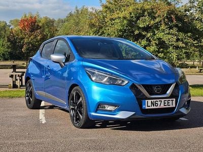 Usado Nissan Micra N-Connecta 90 HP (66 kW) 2017 Azul Citadino