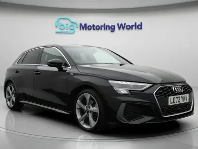 Used Audi A3 Sportback S-Line 2022 Black Hatchback