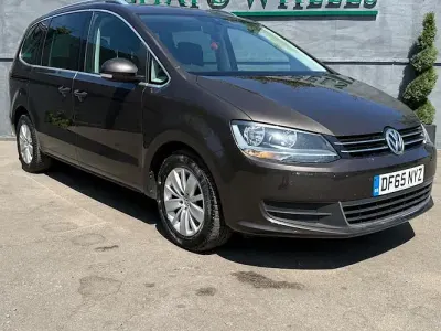 Used VW Sharan SE 150 HP (110 kW) 2015 Brown MPV