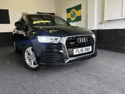 Used Audi Q3 S-Line 150 HP (110 kW) 2016 Black SUV