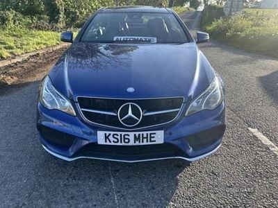 Blue Used 2016 Mercedes E220 AMG line Coupe | £10,250 (Fair price)