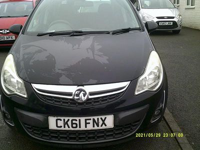 Used Vauxhall Corsa 2011 Black Hatchback